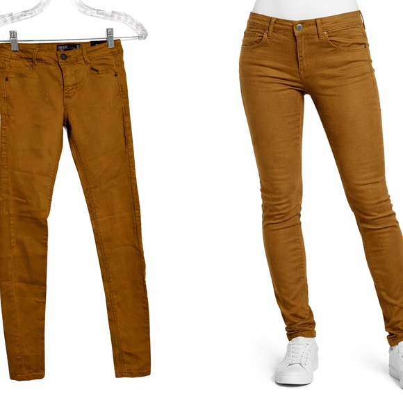 Zara Pants - Zara Ochre Super Skinny Jeans